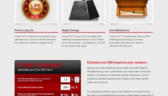 Fusion Flooring Landing Page Build